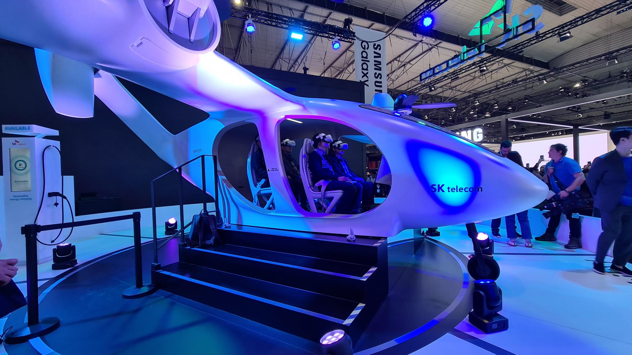 SK Telecom's air taxi at MWC23